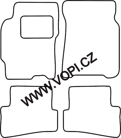 Autokoberce Mazda 626 1992 - 1995 Colorfit (2812)